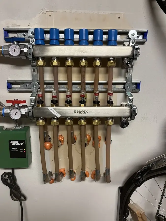 Plumber performing Gas Leak Detection at a residential property in Wellington